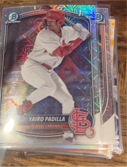 2025 Bowman Chrome #BCP-236 Yairo Padilla — front