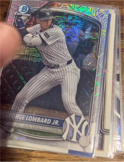 2025 Bowman Chrome #BCP-164 George Lombard Jr. — front