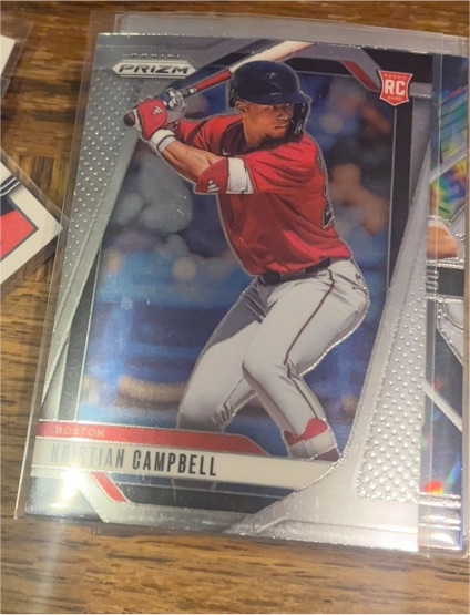 2025 Panini Prizm #1 Kristian Campbell — front