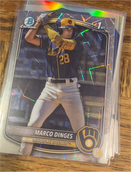 2025 Bowman Chrome #BCP-183 Marco Dinges — front