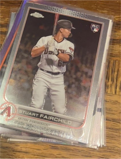 2022 Topps Chrome #163 Stuart Fairchild — front