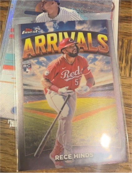 2025 Topps Finest #A-20 Rece Hinds Arrivals Rookie — front