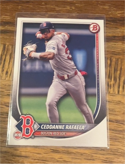 2025 Bowman #53 Ceddanne Rafaela Boston Red Sox — front