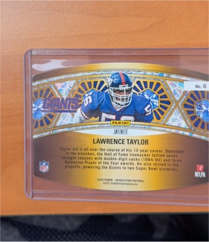 2025 Panini Revolution Football #6 Lawrence Taylor — front