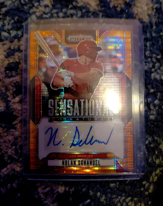 2025 Panini Prizm Sensational Signatures #SS-NS Nolan Schanuel — front