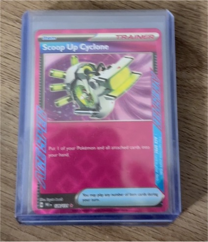 2022 Pokémon Scarlet & Violet Twilight Masquerade #162 Scoop Up Cyclone — front