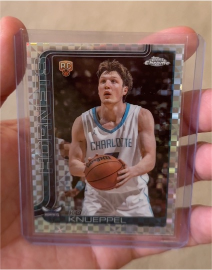 2025-26 Topps Chrome #254 Kon Knueppel — front