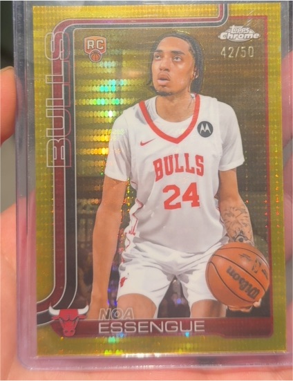 2025-26 Topps Chrome #262 Noa Essengue — front