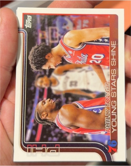 2025-26 Topps #275 Philly Tough: Young Stars Shine — front