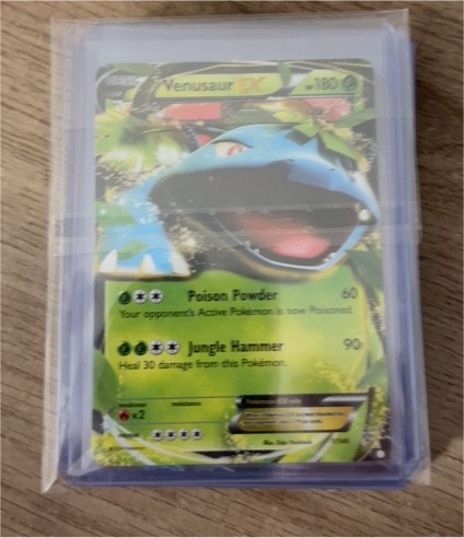 2014 Pokemon XY Base Set #1 Venusaur EX — front