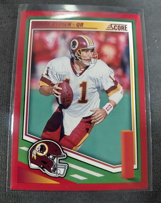 2025 Panini Score #135 Mark Rypien Washington Redskins — front