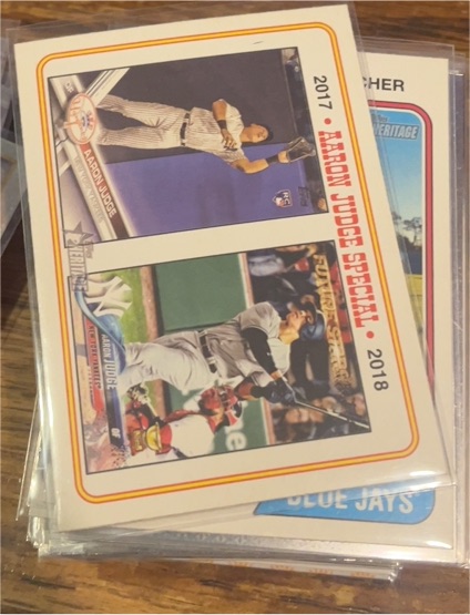 2023 Topps Heritage #2 Aaron Judge Tribute — front