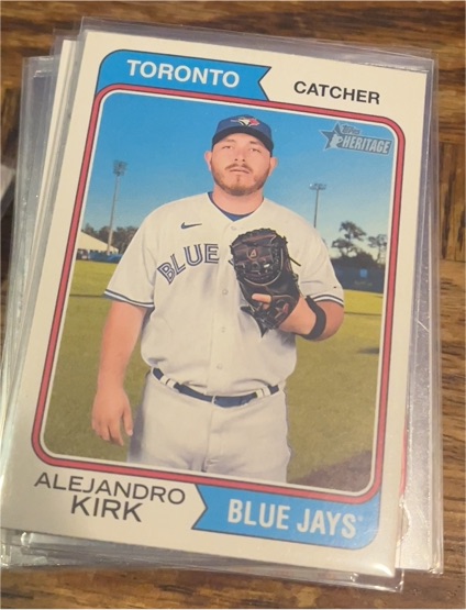 2023 Topps Heritage #47 Alejandro Kirk — front