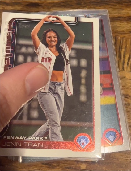 2025 Topps Series 2 First Pitch #FP2-4 Jenn Tran — front