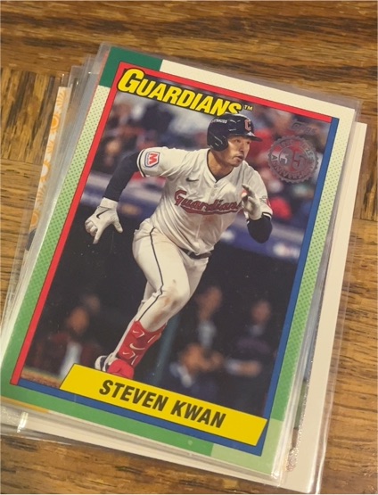 2025 Topps Series 2 35th Anniversary #90B2-9 Steven Kwan — front