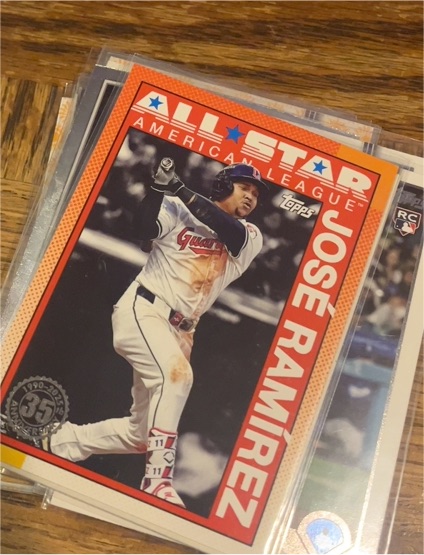 2025 Topps Series 2 1990 Topps All-Star #90AS-32 Jose Ramirez — front