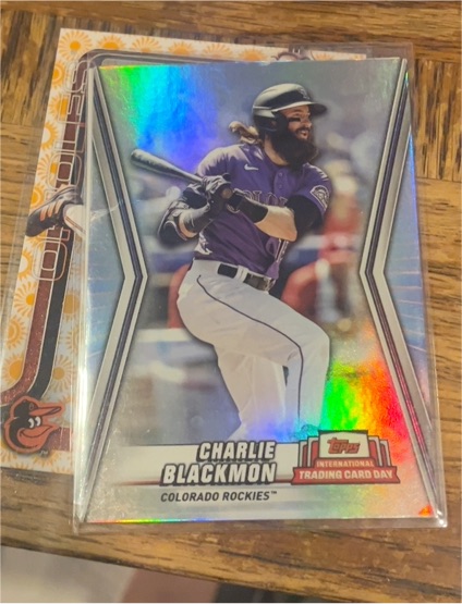 2023 Topps International Trading Card Day #GP-3 Charlie Blackmon — front