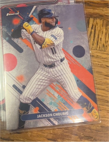 2025 Topps Finest #78 Jackson Chourio — front