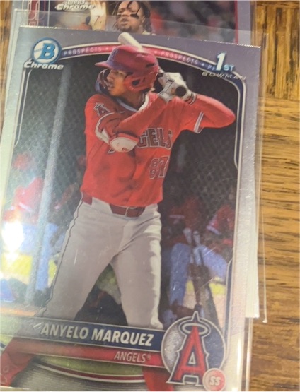 2025 Bowman Chrome #BCP-201 Anyelo Marquez — front