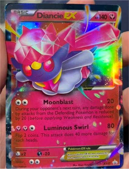 Diancie EX XY43 — front