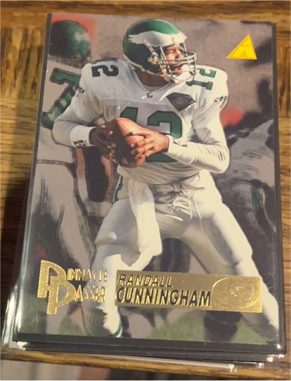 1995 Pinnacle #206 Randall Cunningham — front