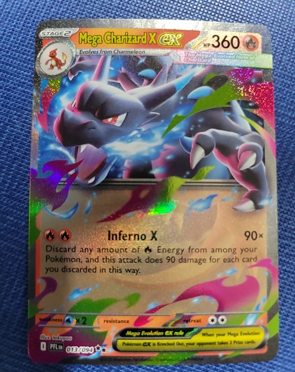 2025 Pokémon Mega Charizard X ex #013 — front