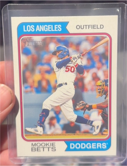 2023 Topps Heritage #315 Mookie Betts — front