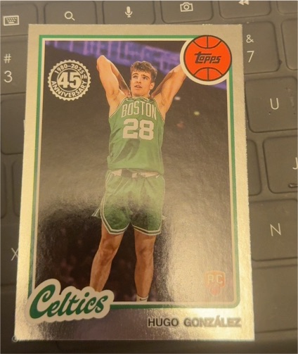 2025-26 Topps #80BK-100 Hugo González — front