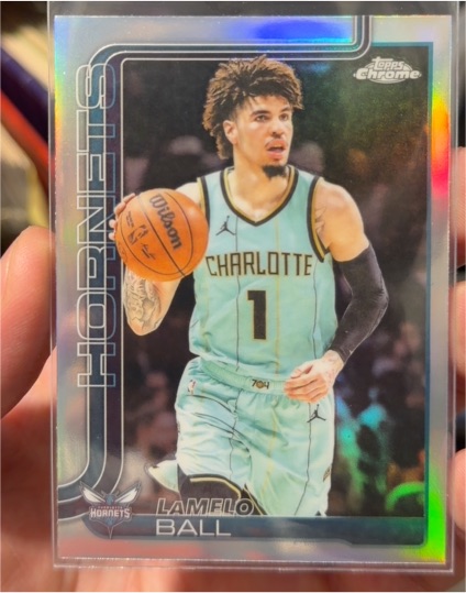 2025-26 Topps Chrome #39 LaMelo Ball — front