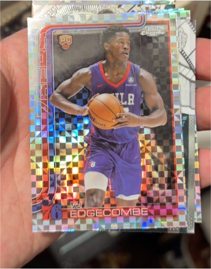 2025-26 Topps Chrome #253 VJ Edgecombe — front