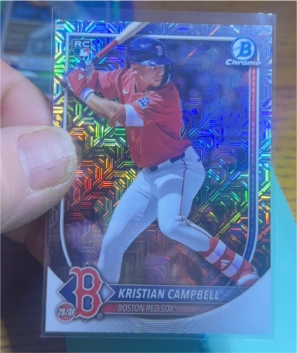 2025 Bowman Chrome #58 Kristian Campbell — front