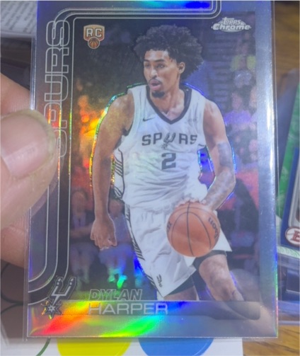 2025-26 Topps Chrome #252 Dylan Harper — front