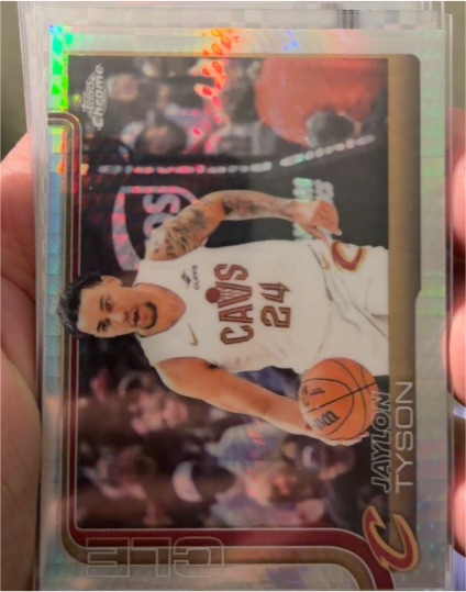 2025-26 Topps Chrome #50 Jaylon Tyson — front
