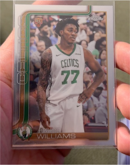2025-26 Topps Chrome #297 Amari Williams — front