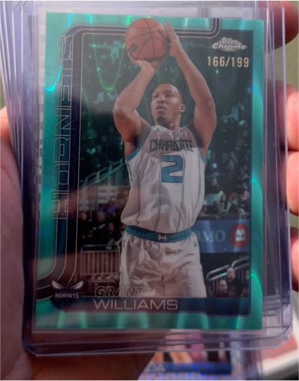 2025 Topps Chrome #166 Grant Williams — front