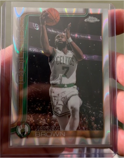 2025-26 Topps Chrome #51 Jaylen Brown — front
