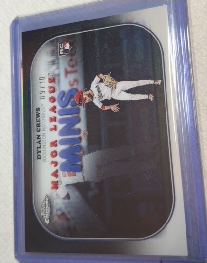 2025 Topps Chrome Update Major League Minis #MM-8 Dylan Crews — front