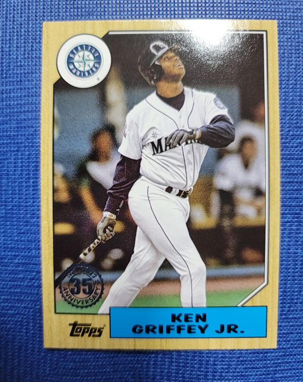 2022 Topps 1987 Topps 35th Anniversary #T87-50 Ken Griffey Jr. — front