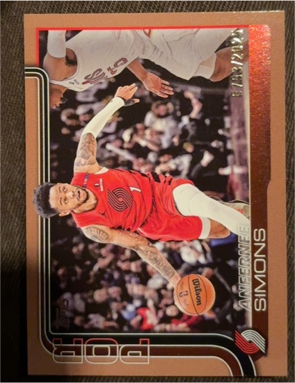 2025-26 Topps #123 Anfernee Simons — front