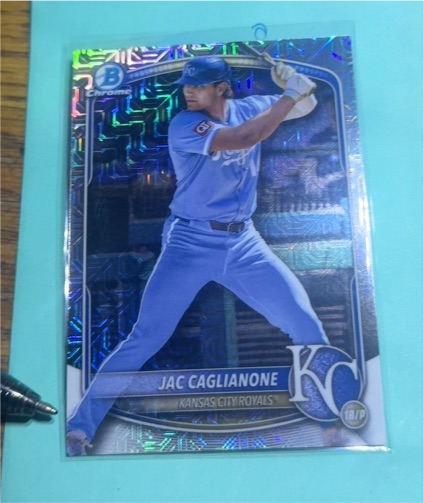 2025 Bowman Chrome #BCP-154 Jac Caglianone — front