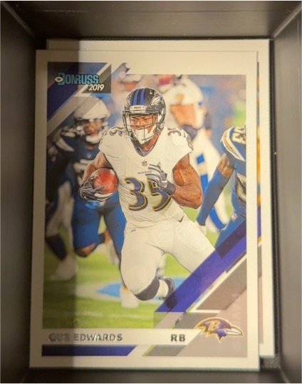 2019 Donruss #35 Gus Edwards — front