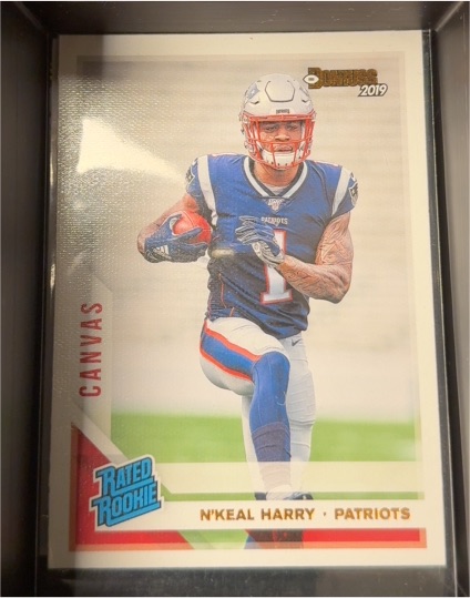 2019 Panini Donruss #319 N'Keal Harry Rated Rookie Canvas — front
