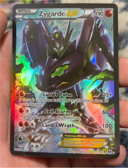 2016 Pokémon XY Evolutions #111 Zygarde EX — front