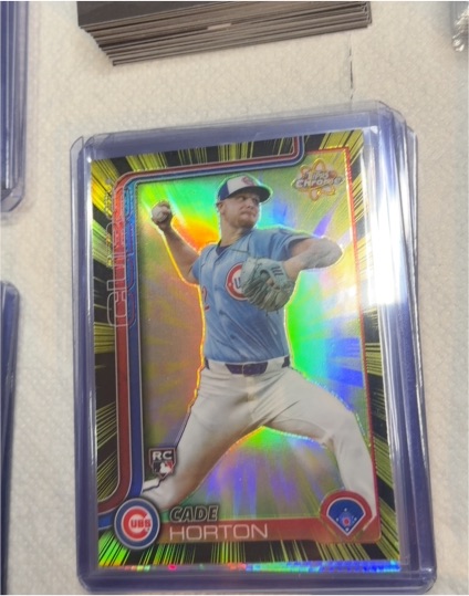 2025 Topps Chrome Update #Cade Horton — front