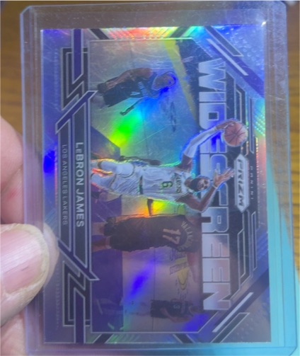 2023 Panini Prizm Draft Picks Widescreen LeBron James — front