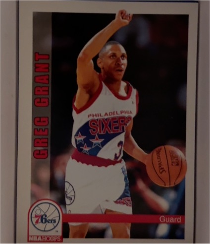 1992-93 Hoops #444 Greg Grant — front