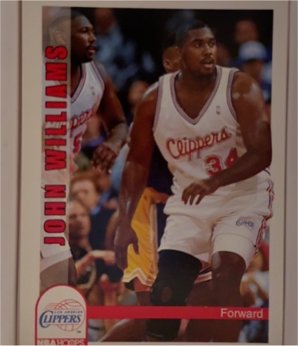 1992-93 Hoops #406 John Williams — front