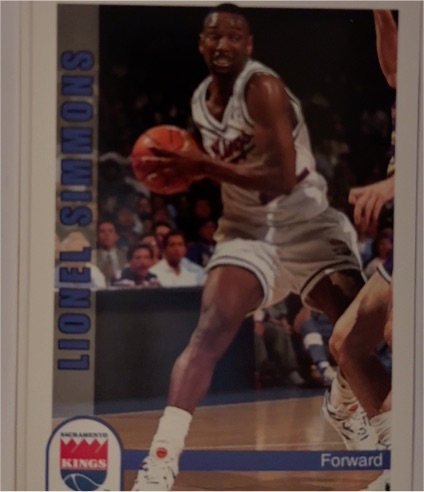 1992-93 Hoops #201 Lionel Simmons — front