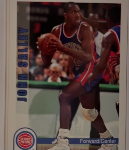 1992-93 Hoops #67 John Salley — front