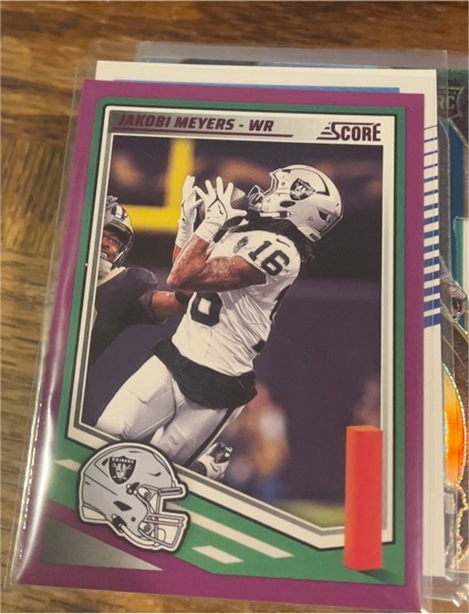 2025 Panini Score #43 Jakobi Meyers — front